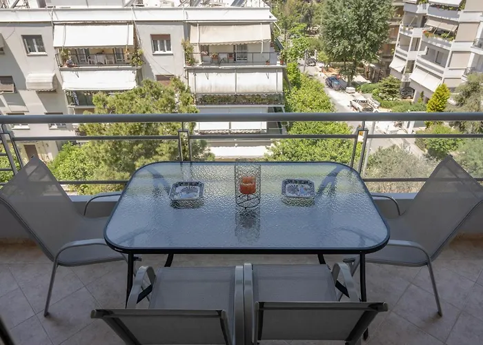 Flat W. Parking Next To Flisvos Marina & Snfcc
